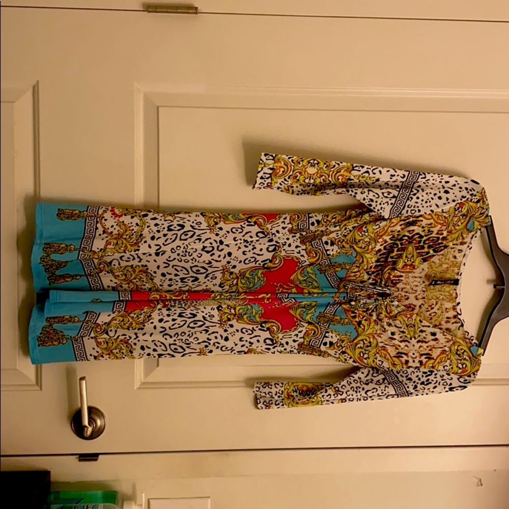 Fun Multi Colored Dress - Picture 2 of 2